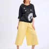 black-blouse-asymmetrical-collar-hand-painted-dandelion-dya-1